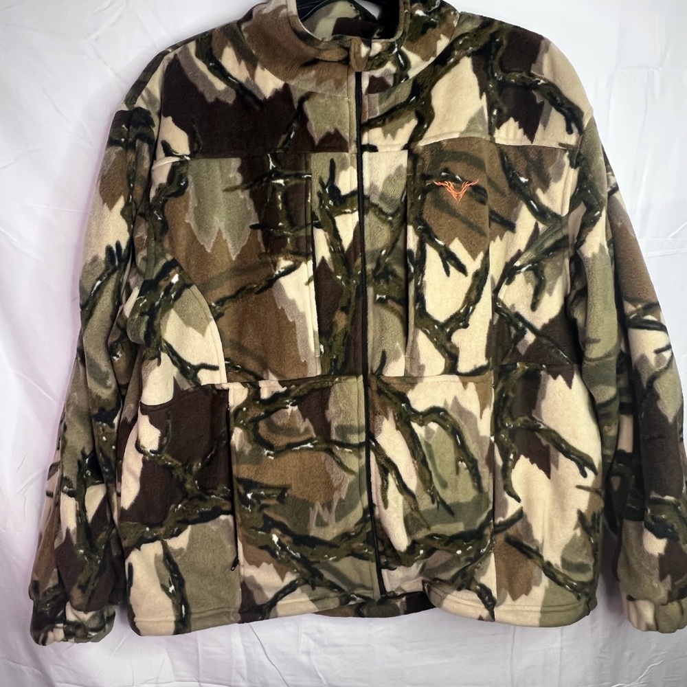Predator Camo Camouflage Fleece Jacket - Men’s Size XL